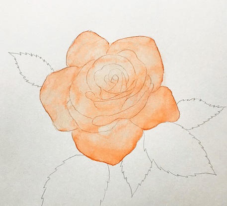 水彩でバラの花を描こう 初心者の方へ楽しく丁寧に描き方を解説 イラスト日和