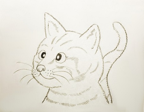 鉛筆で子猫を描こう 子猫のイラストの描き方を丁寧に解説 イラスト日和