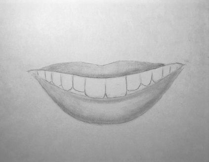 鉛筆で唇を描こう 美しい笑顔の口の描き方を丁寧に解説 イラスト日和