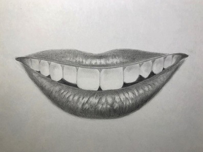 鉛筆で唇を描こう 美しい笑顔の口の描き方を丁寧に解説 イラスト日和
